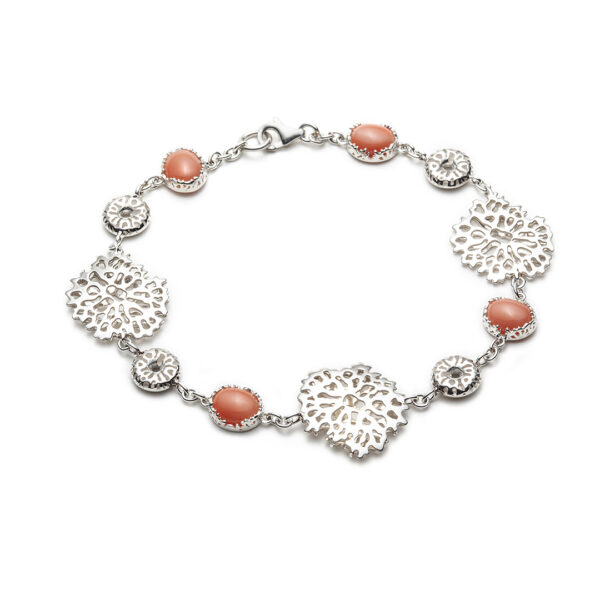 Bracelet_Sterling_silver_coral